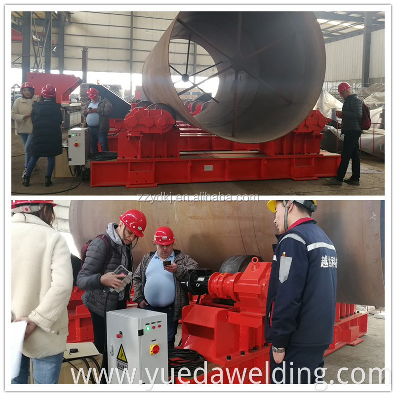 Yueda heavy duty rotating work table welding postioner